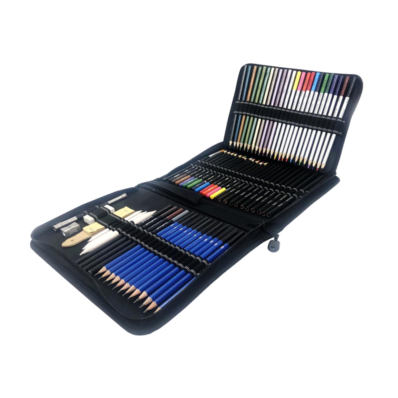 Skizzenstifte Set Zeichenstifte-set Holz-kunst-skizzenzubehör für Skizzieren Zeichnen Ausmalen in Malbüchern Ergonomische Form Robuste Spitze