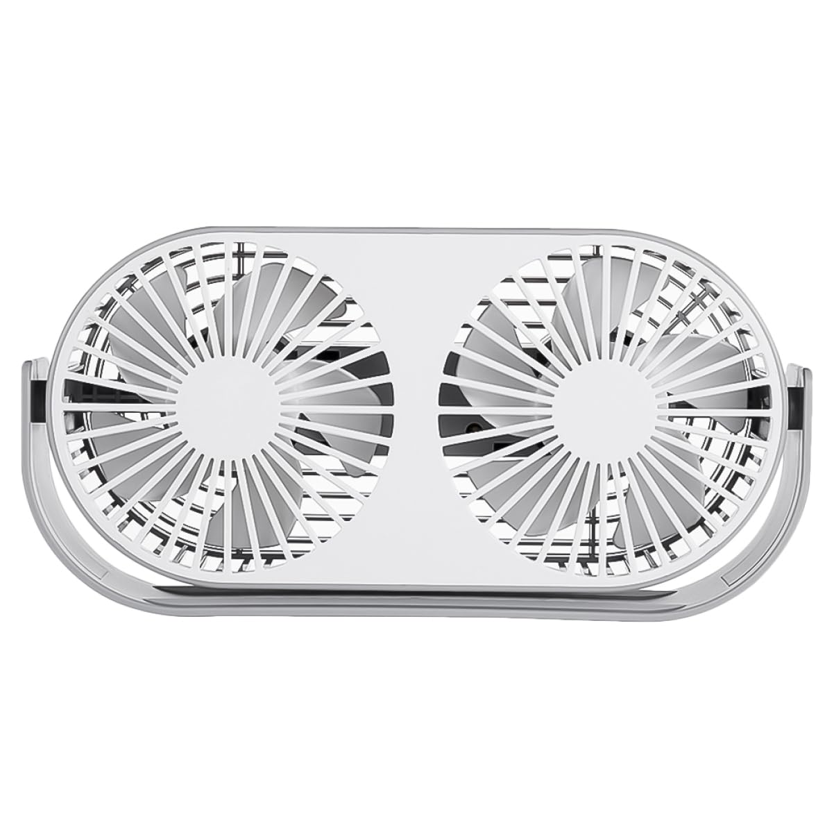 Ventilateur de poche miniature blanc pour rester au frais durant vos trajets et piques-niques