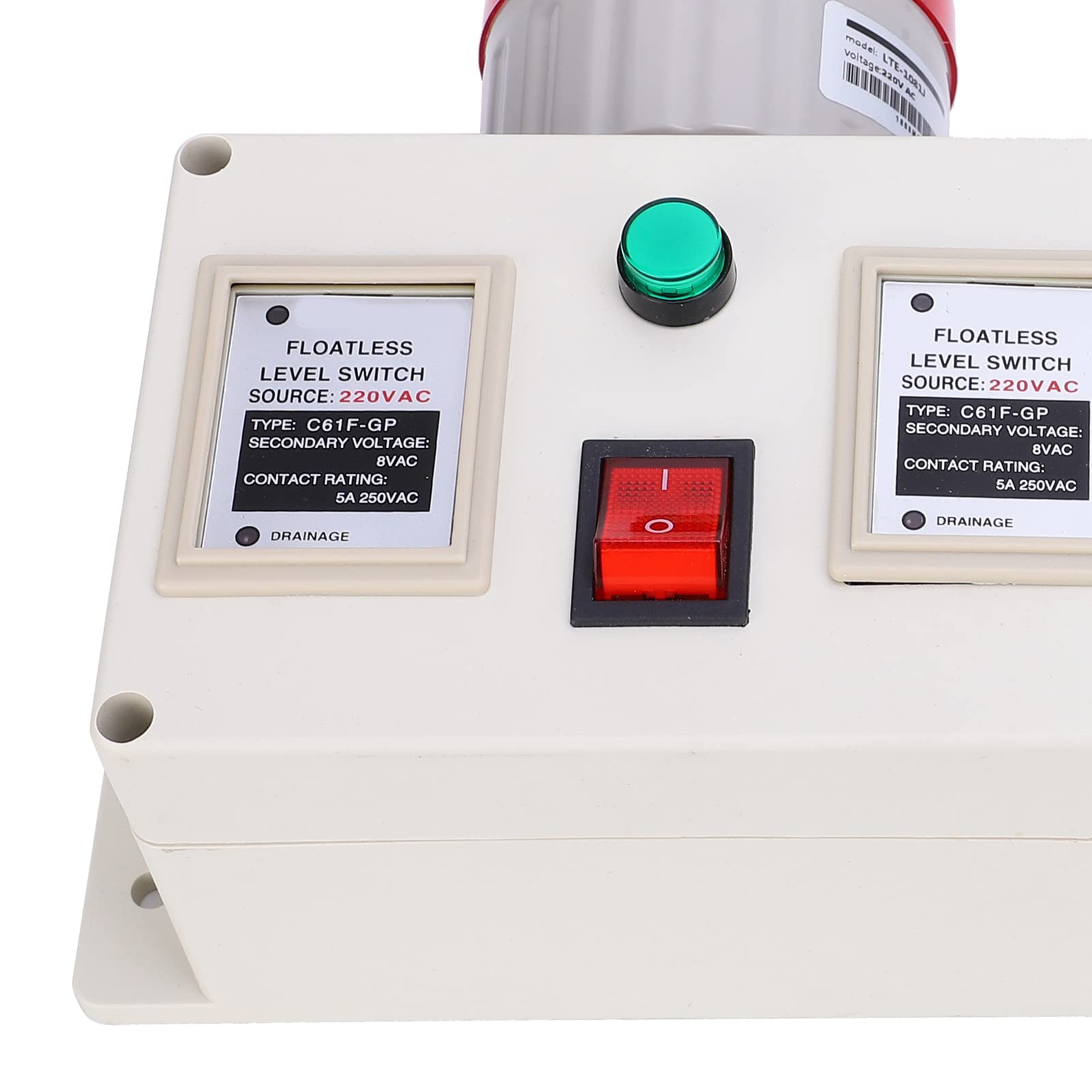 Fafeicy Allarme Livello Acqua Sensore, Monitor Serbatoio ABS con 90-105dB