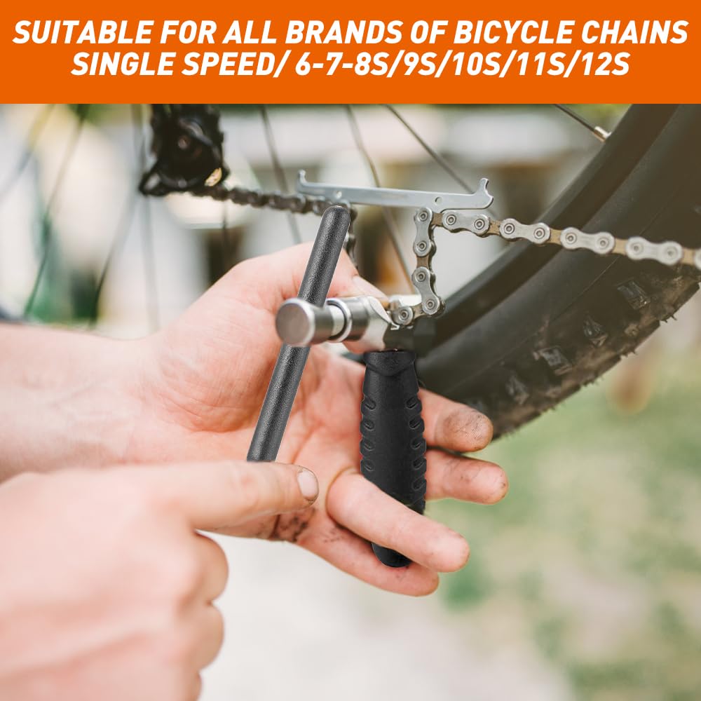 Smagliacatena Per Bici Universale - Per 5-12 Velocità, Con Pini Di Ricambio, Acciaio - Foto 9