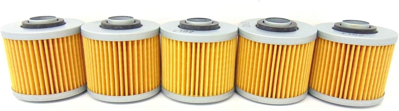 Qty 5 Emgo Oil Filters 10-79100 Compatible with Virago V Star XV XVS 650 700 1000 1100