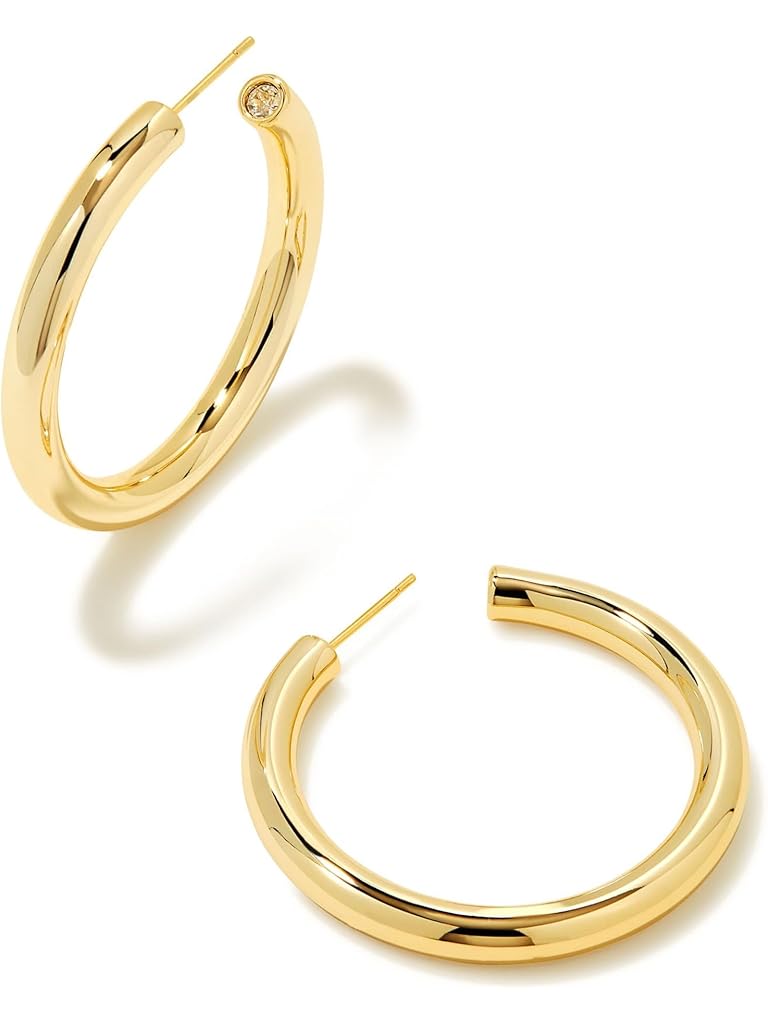Gold Kendra Scott Colette Large Hoop Earrings