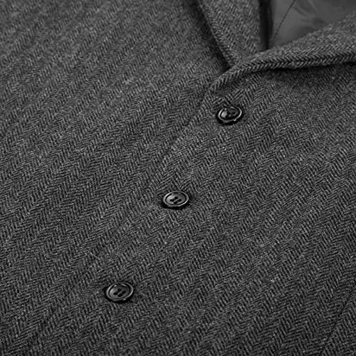 Pj Paul Jones Men Vintage British Slim Fit Suit Vest Casual Plaid Waistcoat For Party New Year #TOP3