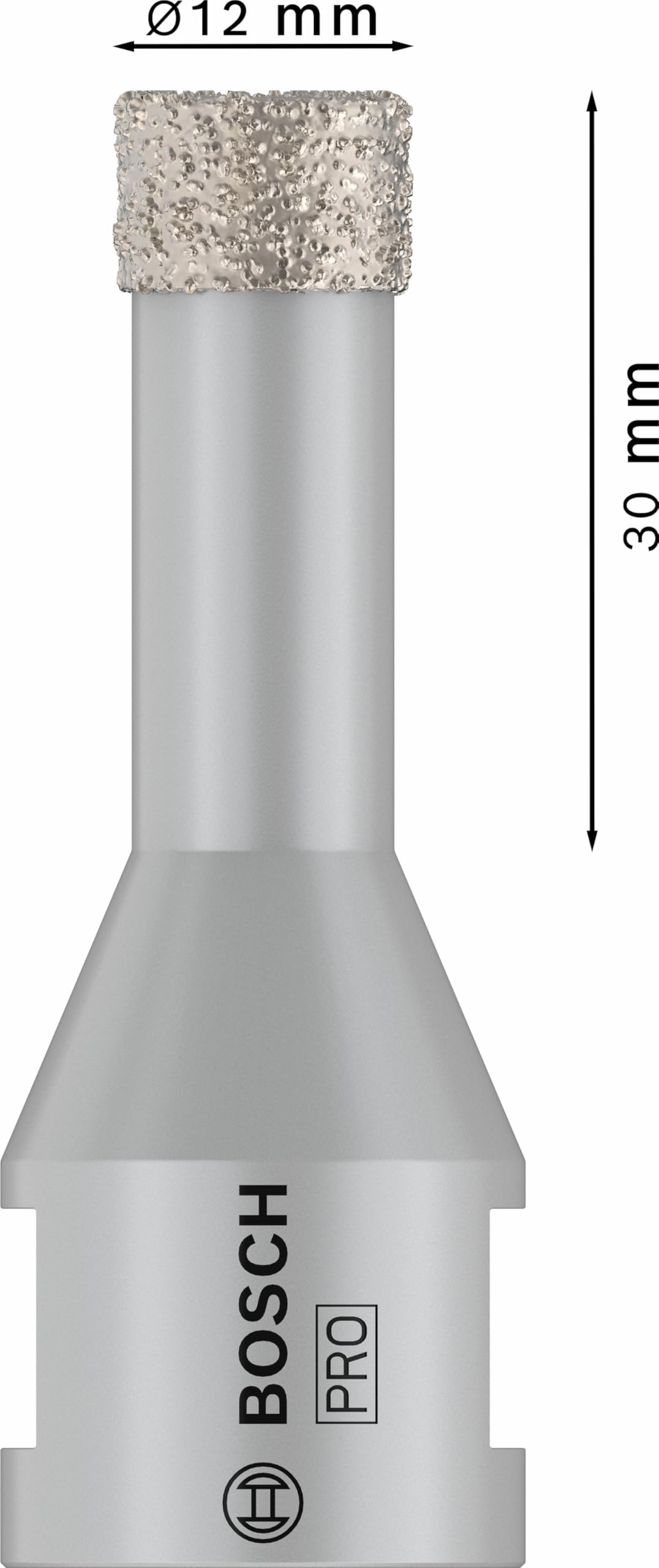 Broca diamante DrySpeed_ Corona diamante DrySpeed: 12mm