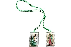 San Judas Tadeo Escapulario con la Virgen de Guadalupe