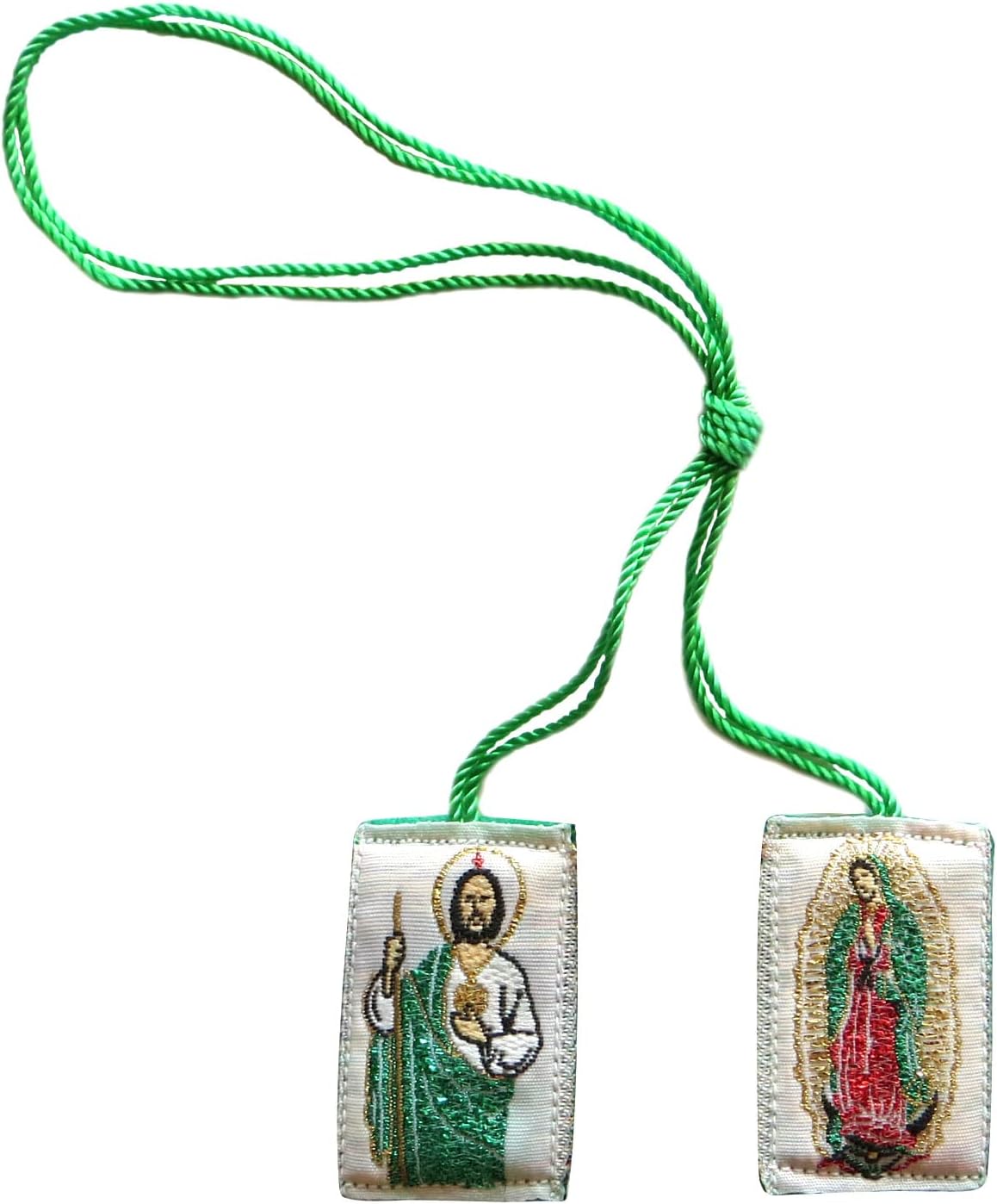 Escapulario De San Judas Tadeo con la Virgen de Guadalupe Jude The Apostle with Our Lady of Guadalupe