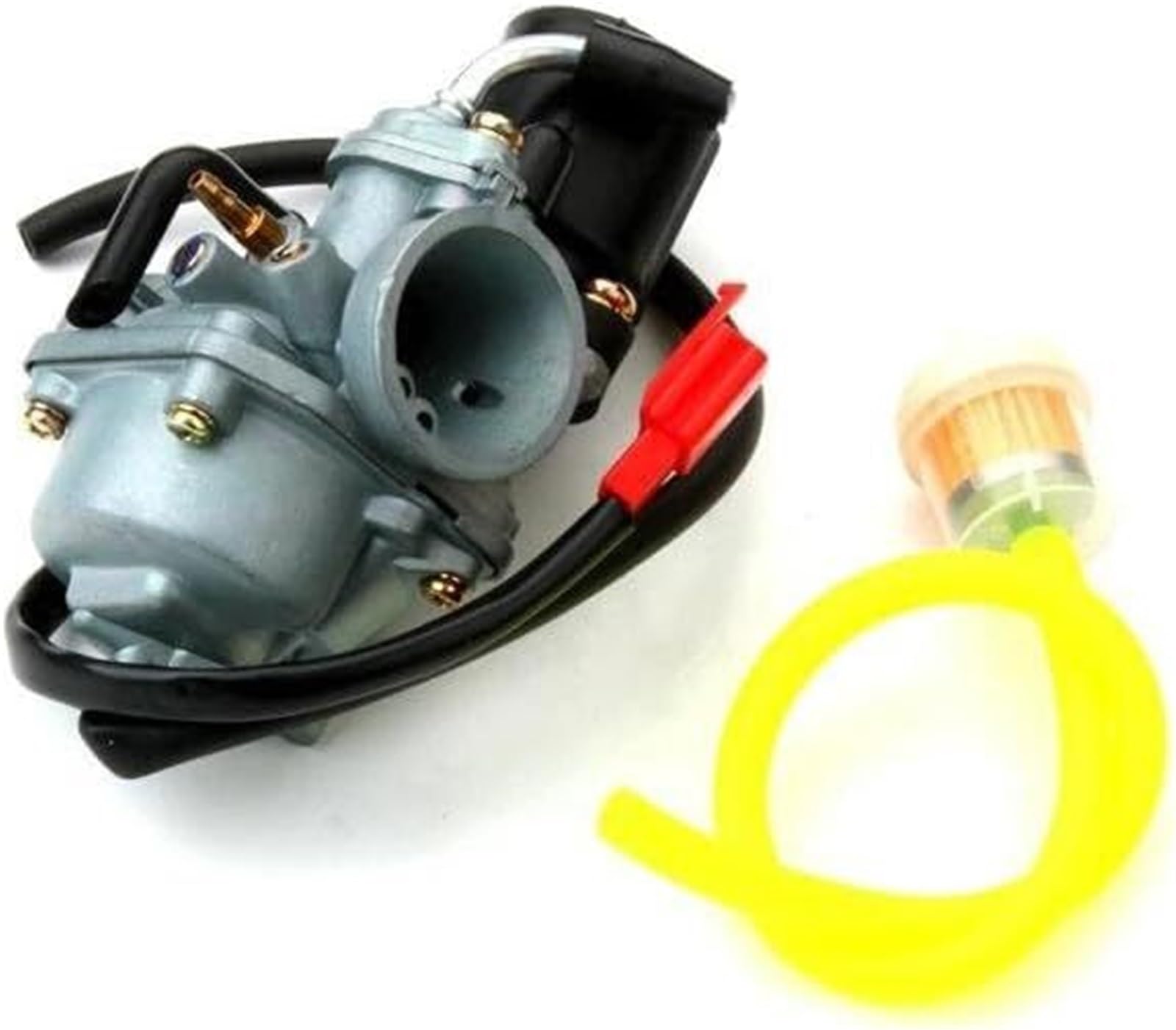 Genérico Carburador para desbrozadora Piezas de Motor Carburador para Scooter 19 mm para Carrera del carburador Ciclomotor Carburador Carburador