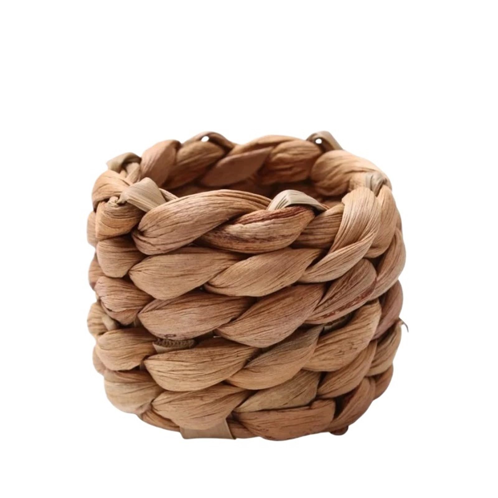 12pcs Hand-Woven Watercress Napkin Rings for Rustic Table Decor