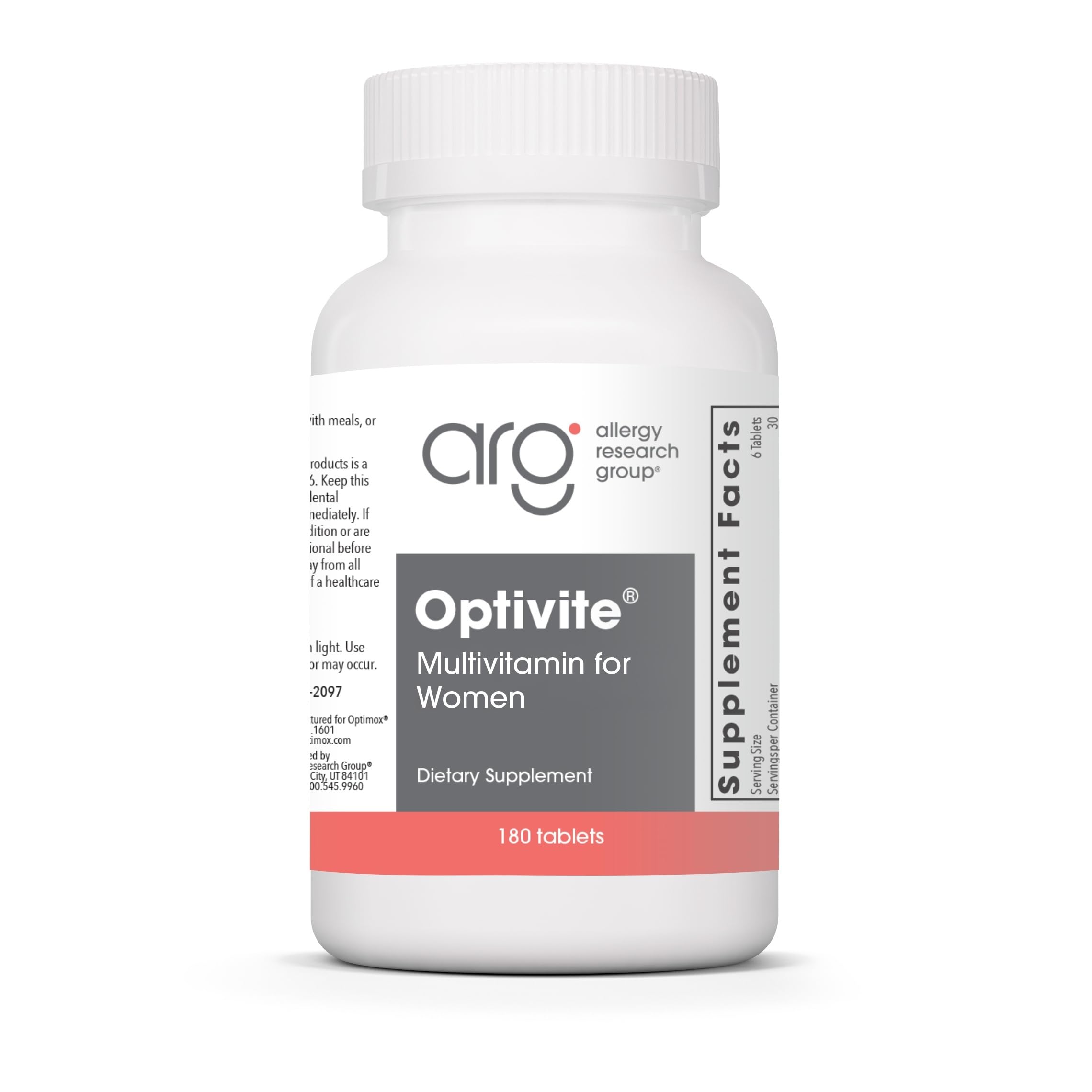 Optivite - PMS Support Supplement for Women, Period Multivitamin for Hormone Balance with Vitamin B6 & Iron, Hormone Support Vitamin - 180 Tablets