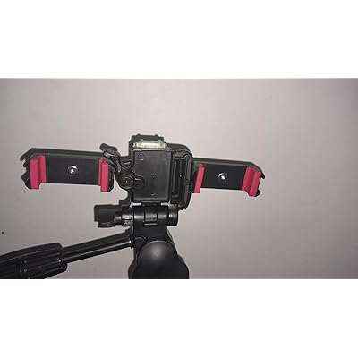 NEEWER Metalen telefoonstatiefadapter met Arca QR-basis, 360° draaibare dubbele mobiele telefoon clipklemhouder met 4 koude schoenen, compatibel met iPhone Samsung voor vlog Live Stream video-opname NEEWER Metalen telefoonstatiefadapter met Arca QR-basis, 360° draaibare dubbele mobiele telefoon clipklemhouder met 4 koude schoenen, compatibel met iPhone Samsung voor vlog Live Stream video-opname