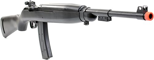 Miniatura 9 de BBTac Rifle de Airsoft BT-M1 Carabina Airsoft Gun Spring Loaded WWII Réplica (negro)