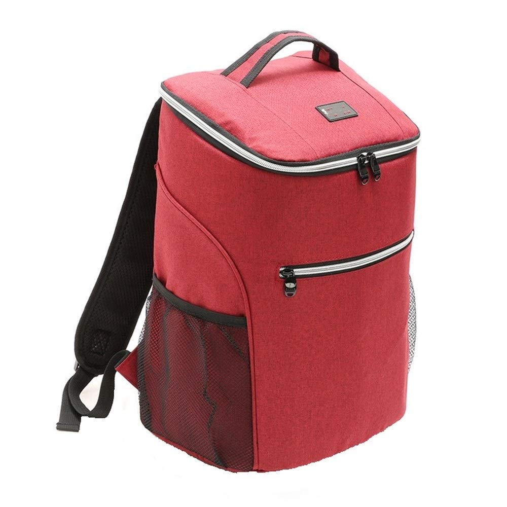 Bolsa de Picnic Bolsas de almuerzo con aislamiento grueso Bolsas de Almuerzo(Rouge)