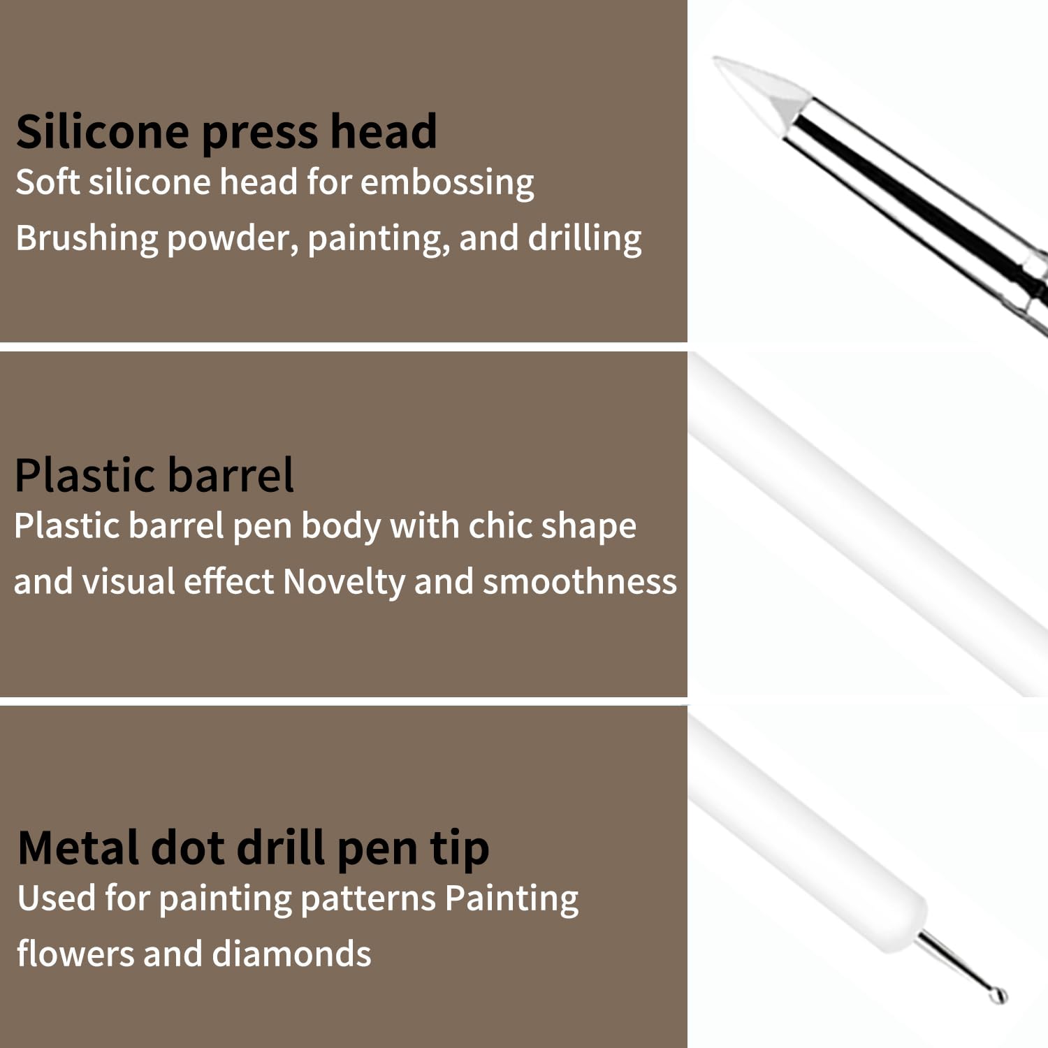 Clay Sculpting Tools Set - 10 Piece Silicone Kit -28