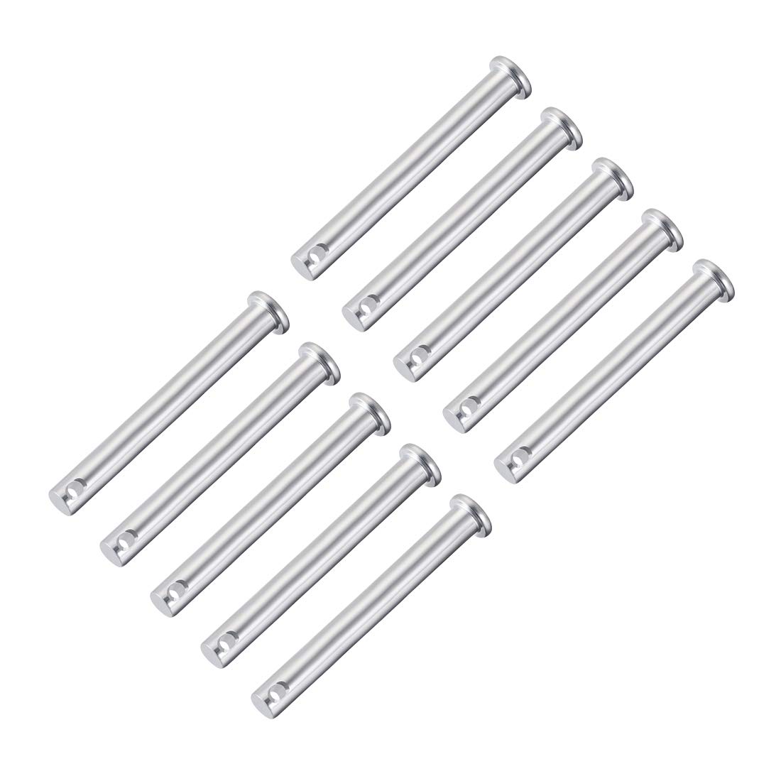 Axe de chape 8mm x 90mm pour réparer les liaisons mécaniques de remorque