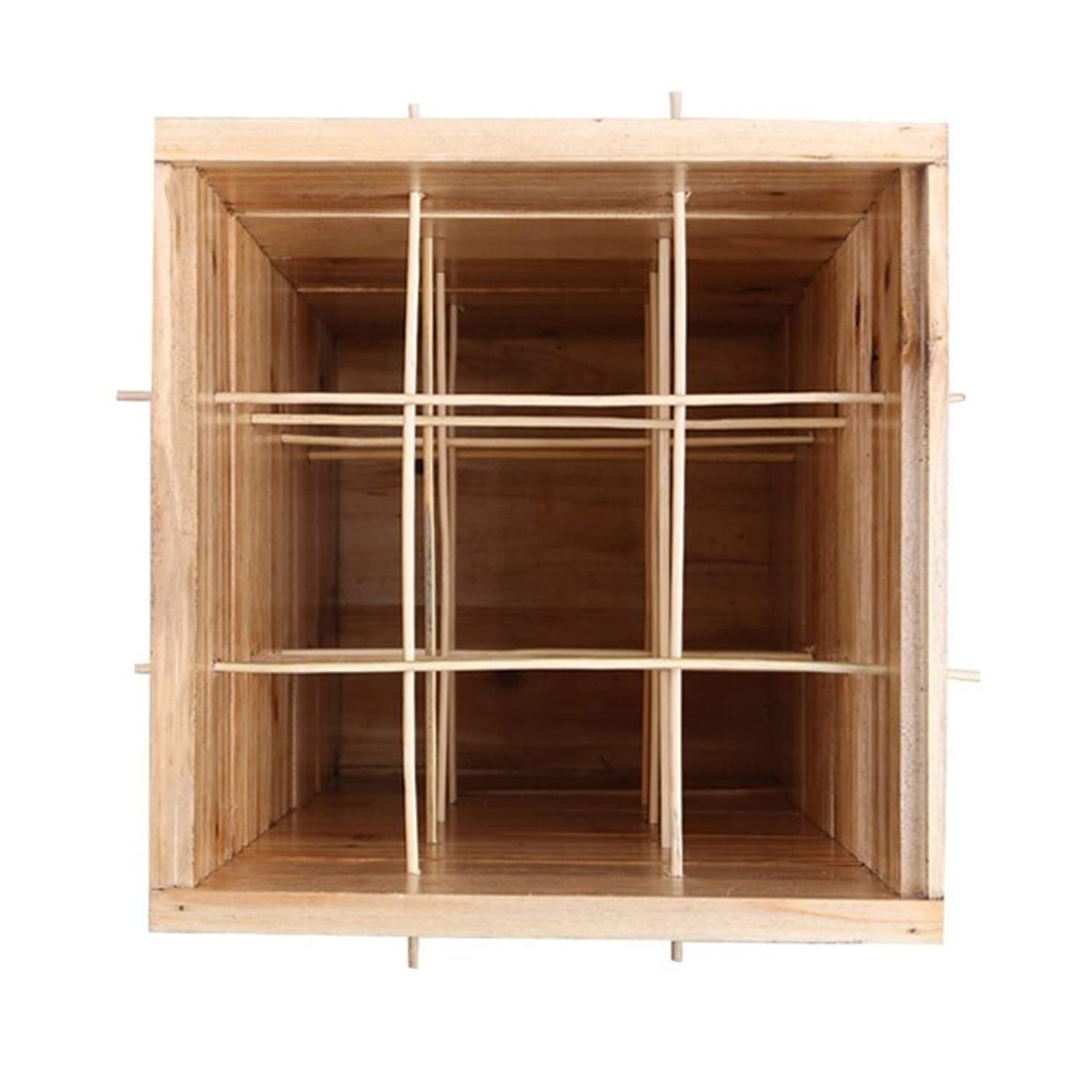 Amazon.co.jp: 5階 蜜蜂巣箱 ミツバチ 巣箱 杉材養蜂箱キット 焼彩仕上