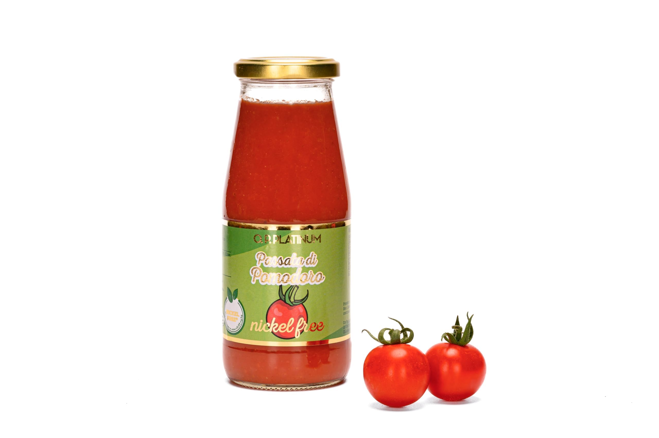 O.P. PLATINUM SAUCE TOMATE SANS NICKEL | SANS NICKEL 100% ITALIE - PAQUET DE 6X420gr