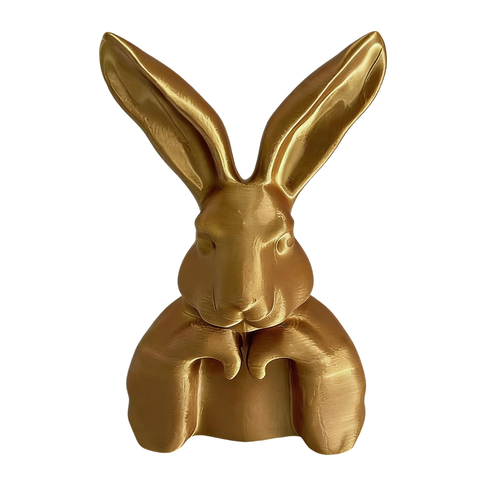 Figurines de lapin de Pâques et décoration de cheminée pour salon et bureau