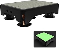 Tup Adjustable Noctilucent Step Stool: 660 lbs Capacity, Glow-in-Dark Non-Slip Platform for Seniors, Kids, Indoor/Outdoor Use