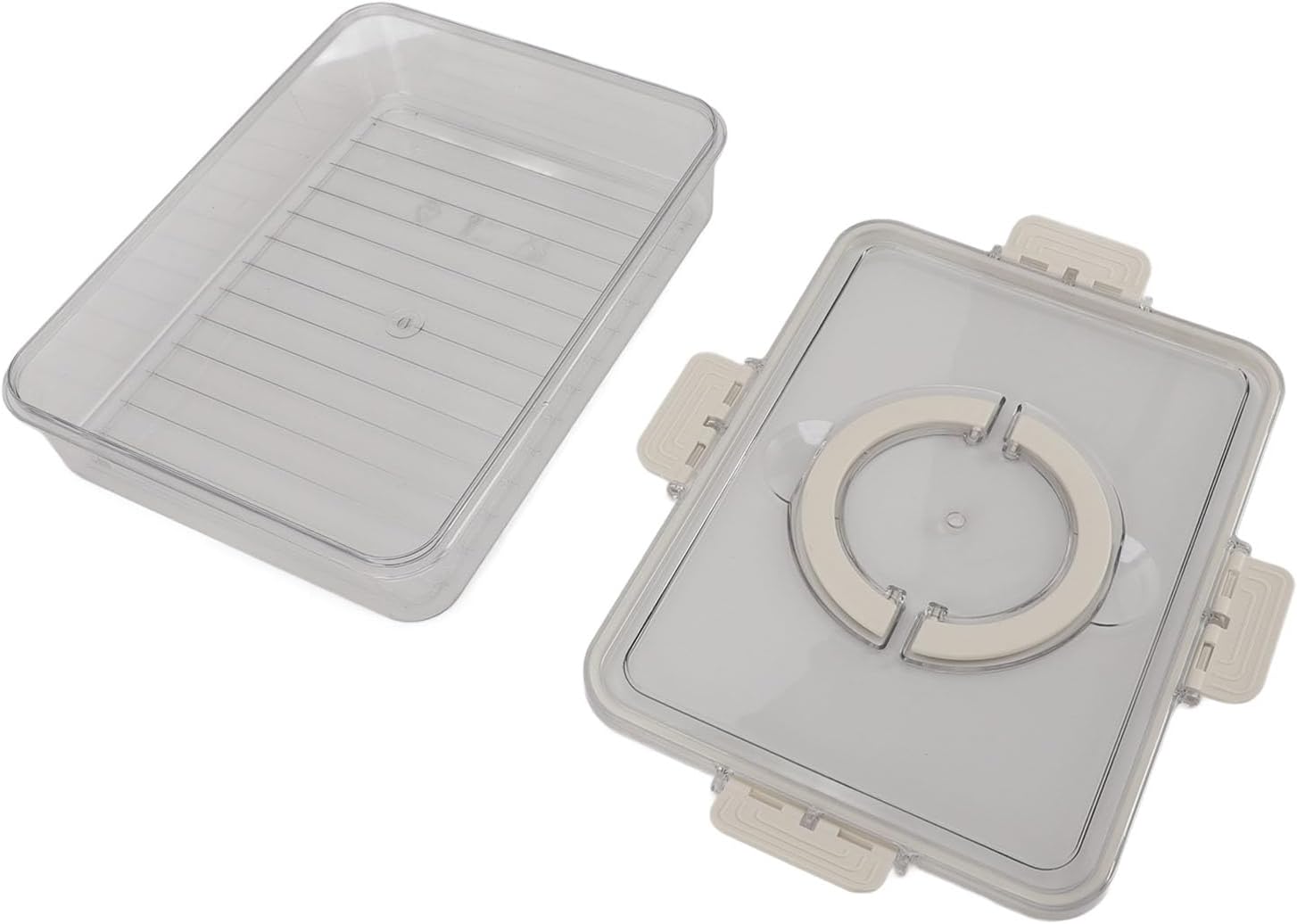 PUSOKEI Vegetables Fruit Containers, Space Saving, Widely Used Drain Basket for Kitchens (Outer Box)