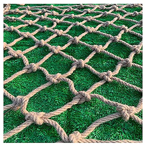 Filet de sécurité anti-chute et anti-escalade en jute naturelle 15 cm