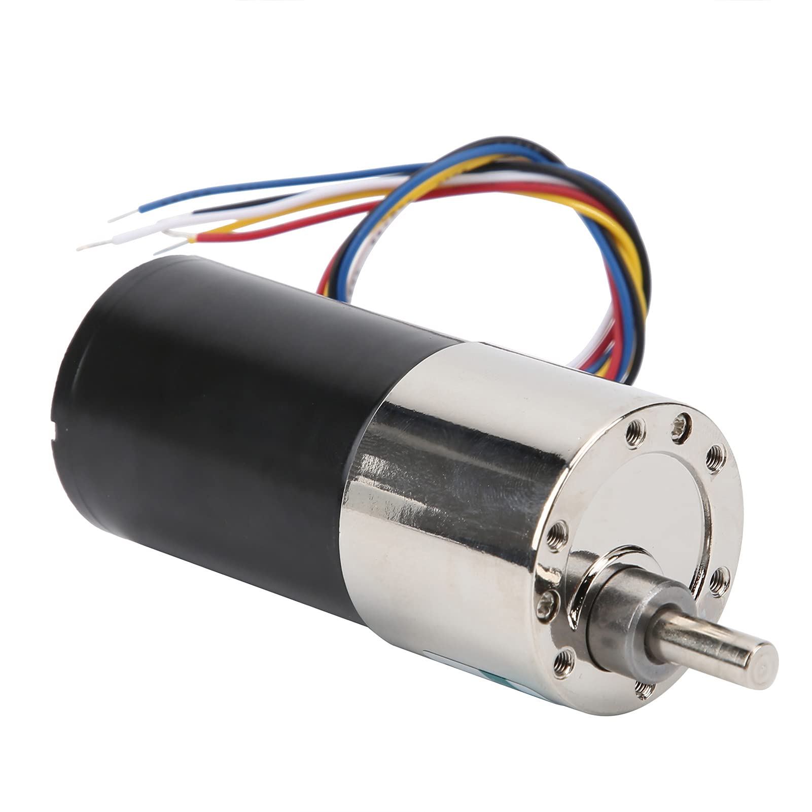 FTVOGUE Motor de Engranajes sin Escobillas de CC con Soporte, 12V 30rpm