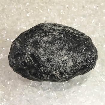 置物　北海道産　石 Amazon | 北海道 士幌町産 十勝石 黒曜石 原石 96g 【榎本通商