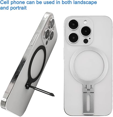 Miniatura 4 de 2 adaptadores universales de anillo de metal y soporte para teléfono 2 en 1, anillos ultrafinos compatibles con accesorios Magsafe iPhone 15141312