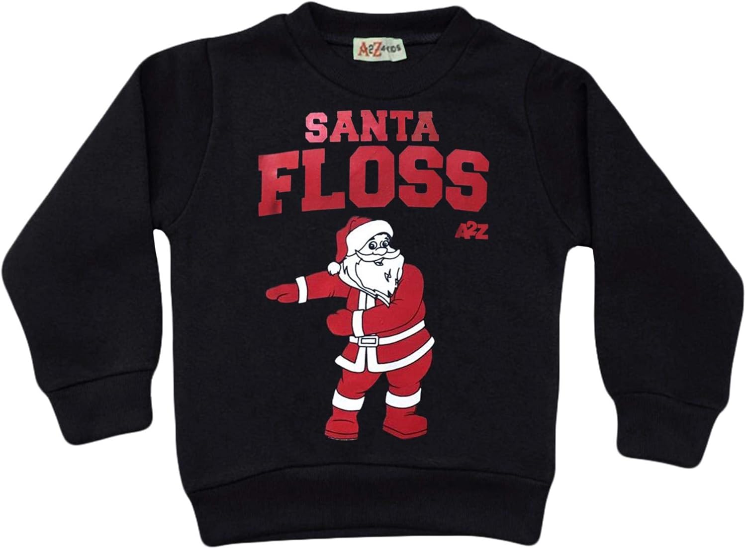 Kids Girls Boys Christmas Jumper Santa Floss A2Z Xmas Festive Sweatshirts Gift: Clothing, Shoes & Jewelry
