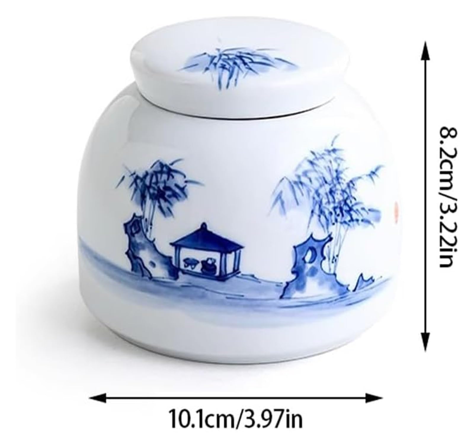 Puszka na herbatę, ceramiczne puszki na herbatę, domowa herbata Pu'er, czarna herbata do przechowywania puszek na herbatę, zamknięte małe puszki do przechowywania herbaty