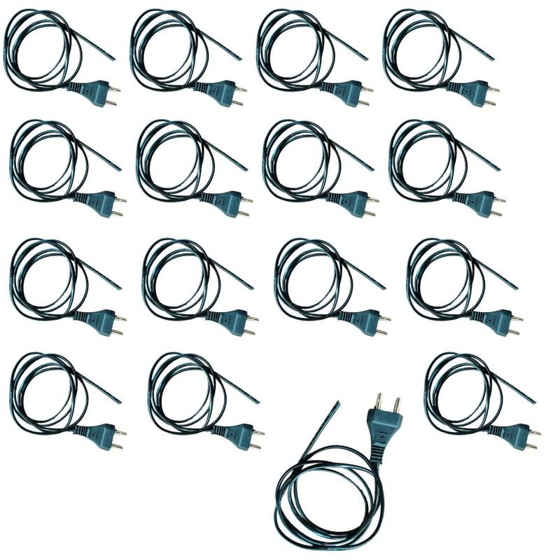 HUMBE&CO-AC Mains Power Cord 250V 2.5A ICE320 C8 Female Socket - 1.5 Meter