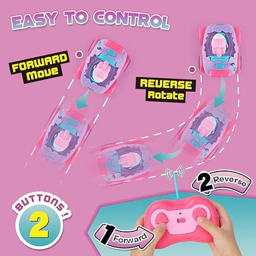 Miniatura 3 de Nueplay Coche de control remoto para niños pequeños de 2, 3, 4, 5 años, juguete eléctrico a control remoto con luz y música, juguetes para niños,