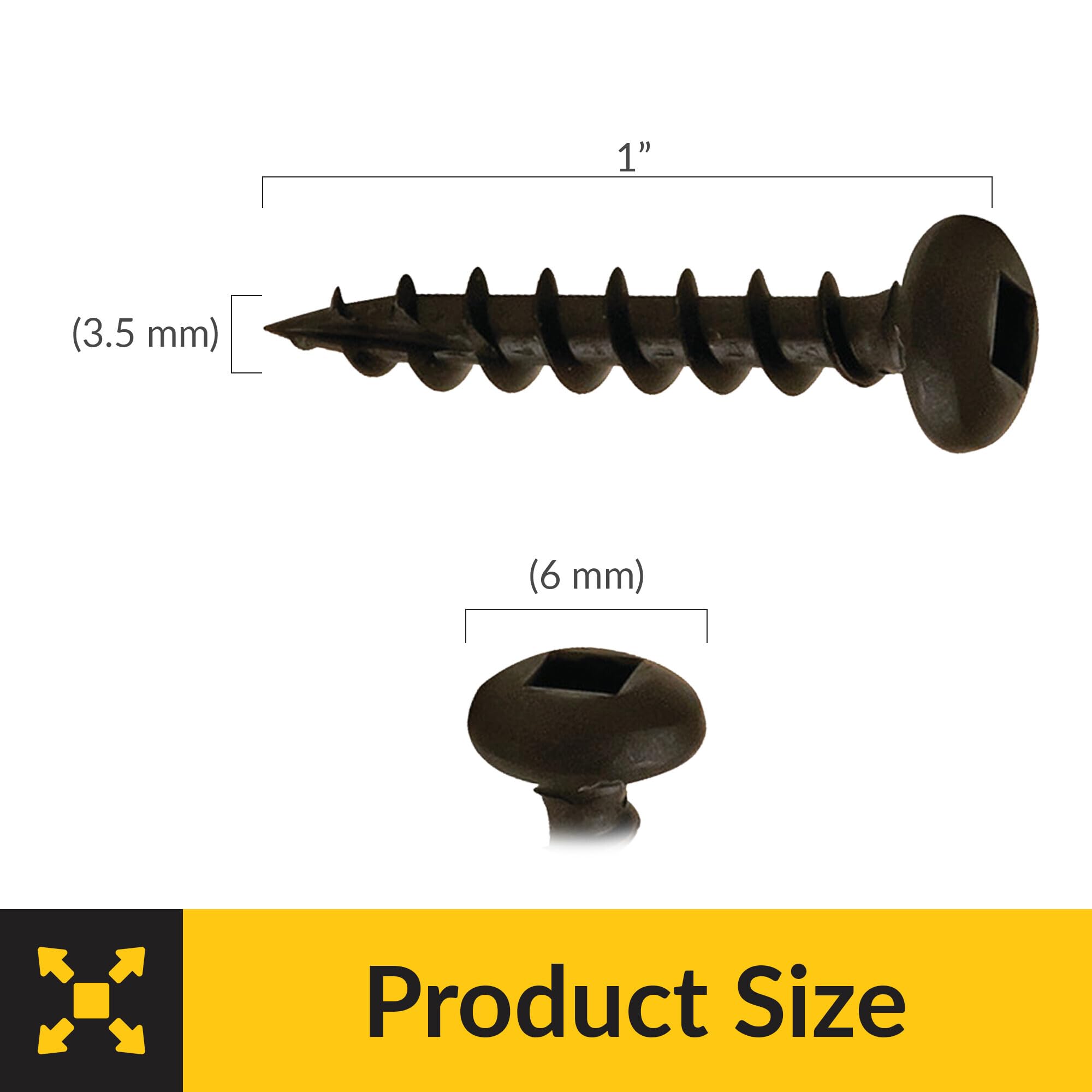 Brixwell SRW216409201 Zip R Screw, Pan Head Pack of 1000