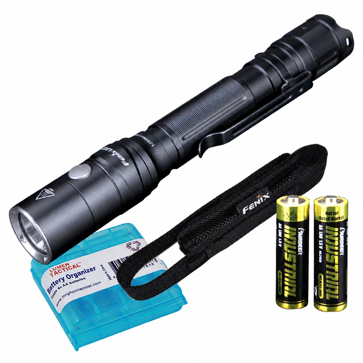 LD22 V2.0 (V2) 800 Lumen 2xAA Rechargeable EDC Flashlight | USB-C Fast Charging, 234-Yard Beam, Dual Switch, 5 Brightness Levels, Strobe & SOS, IP68 Waterproof