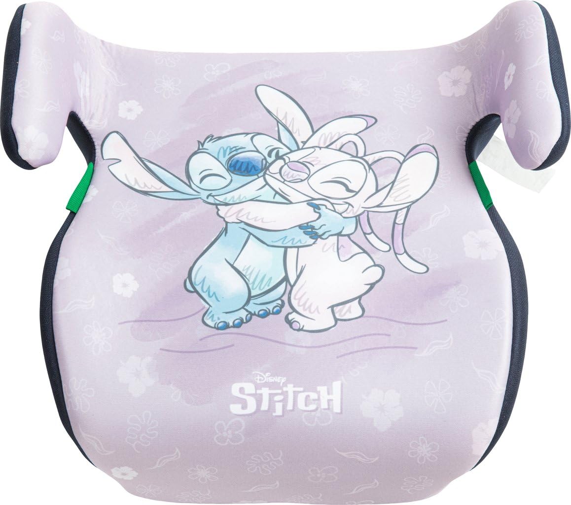 Tataway Stitch and Angel 126-150 i-Size R129 Baby R129 | Silla de coche infantil | Car Raise 126-150 cm, 22-36 kg, 6-12 años, grupo 3 | Ligera, extraíble y lavable