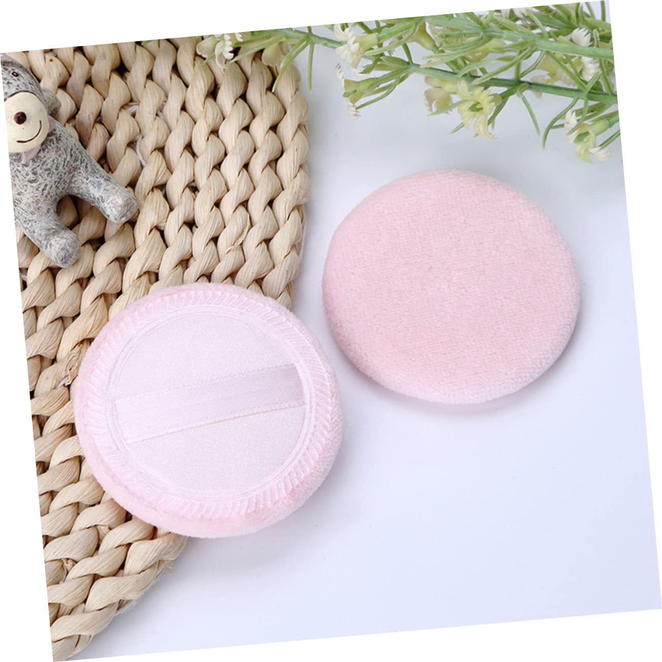 MERRYHAPY Makeup Puff Sponges 10 Pack Foundation Powder Gentle Washable Ideal for Home or Salon Use Random Color