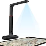 AWAYDD A2 Large Format Book & Document Scanner, Resolution Up to 23MP, 90° Foldable, Auto Flatten and Fingerprint Removal Technology, for Engineering, Medical, Educate