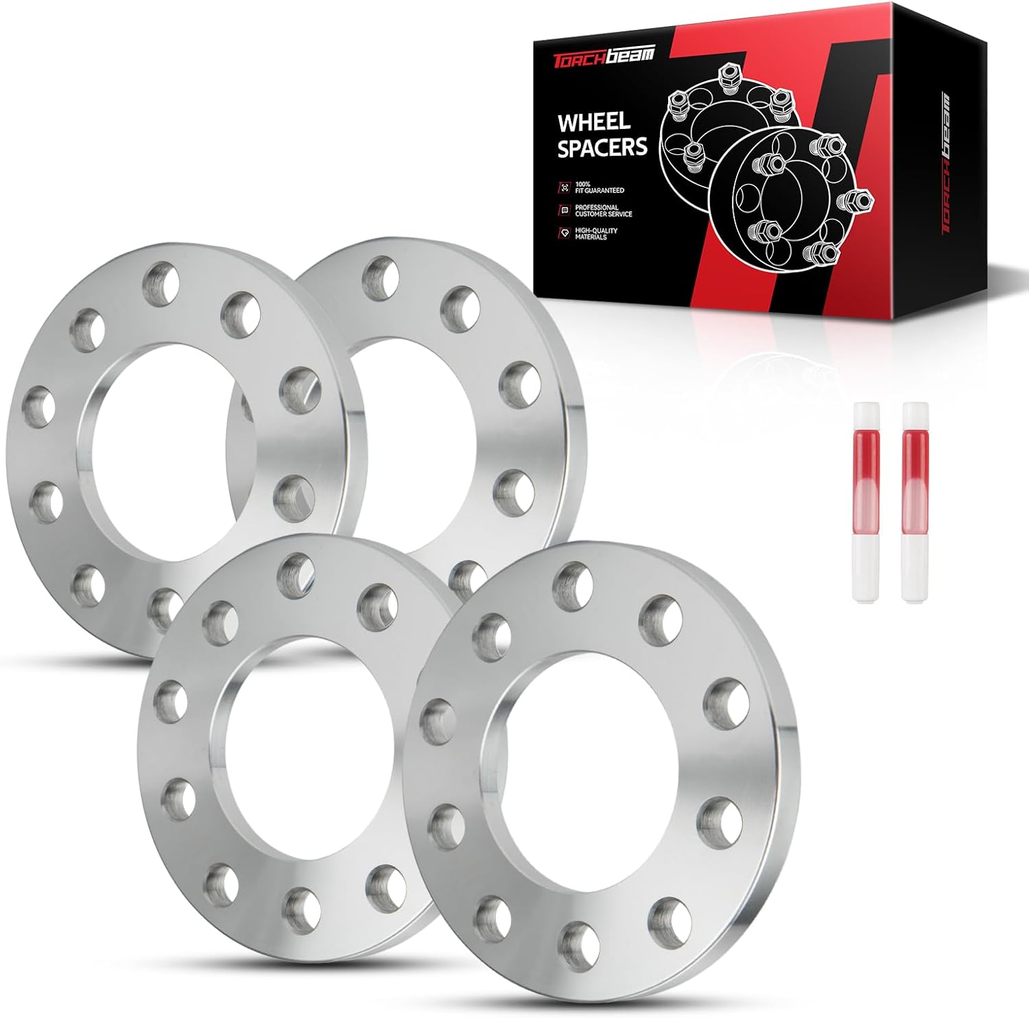 Torchbeam 5x4.5 or 5x4.75 Wheel Spacer 1/2 inch for 1998-2005 Blazer, 1980-2002 Camaro, 2015-2018 City Express, 1980-2019 Corvette, 1982-2004 S10, 1983-1994 S10 Blazer, 78.1 Hub Bore, 4PCS