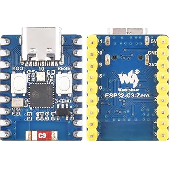 ESP32-C3 Mini Development Board with Pre-Soldered Header Based on ESP32-C3FN4 Single-Core Processor 160MHz Operating Frequency Supports 2.4GHz Wi-Fi 802.11 b/g/n & Bluetooth 5