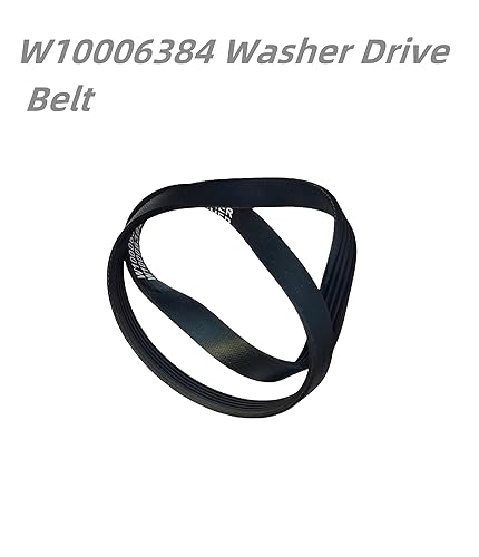 Miniatura 2 de Correa de transmisión de lavadora W10006384 Premium by CHACCI Pieza de repuesto compatible con lavadoras Whirlpool Kenmore que reemplaza WPW10006384