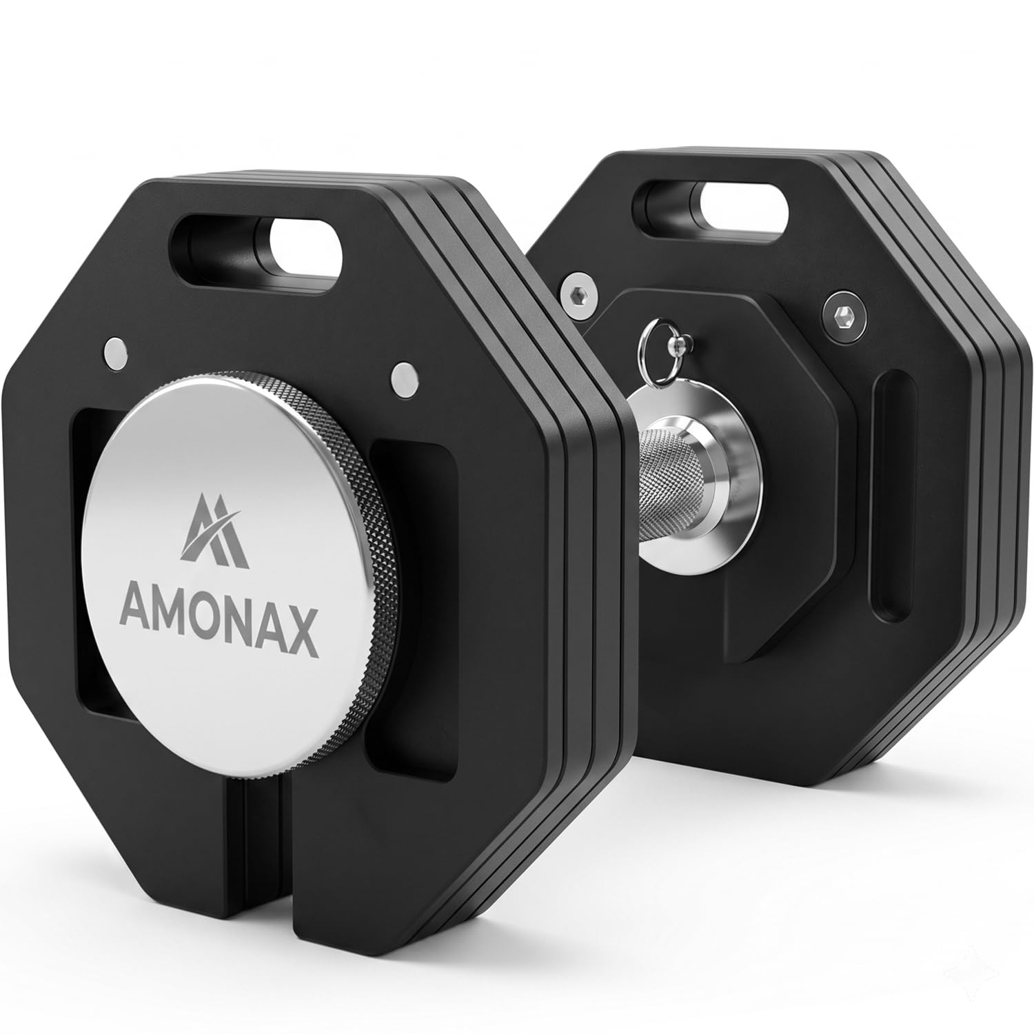 Amonax Adjustable Dumbbell Set, up to 20KG-36KG, Single Dumbbell Weight Set