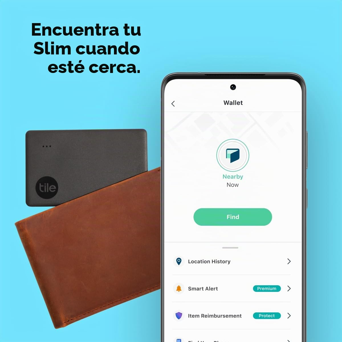 Tile Slim (2022) Pack de 1, Negro
