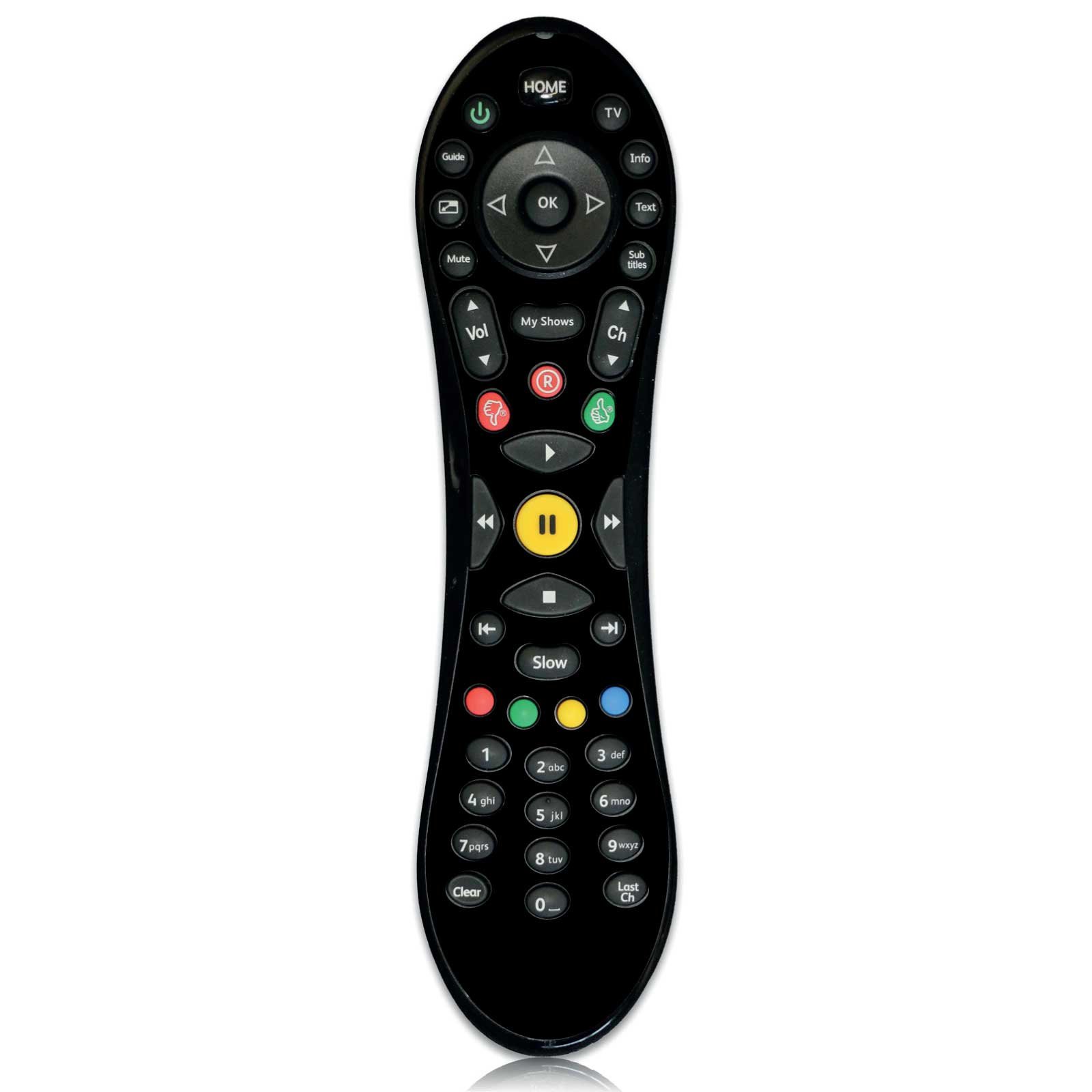 Stika.co Black Virgin Media Tivo Tv Remote Controller Vinyl Skin Sticker (Black)