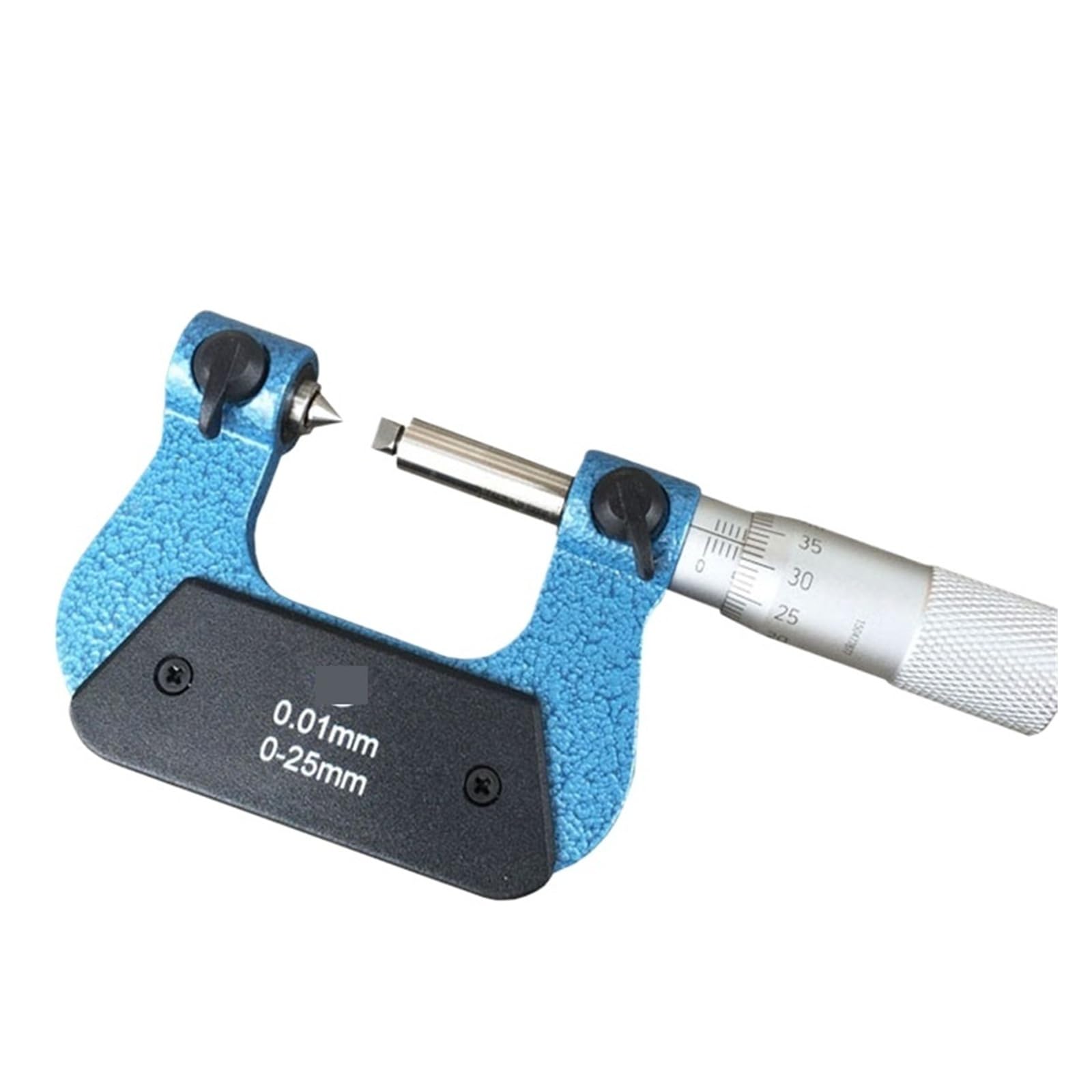 Micrómetros de rosca de 0-25 mm/25-50 mm/50-75 mm/75-100 mm Calibrador micrométrico de rosca con yunques de medición incluidos Múltiples modos de medición(50-75mm)