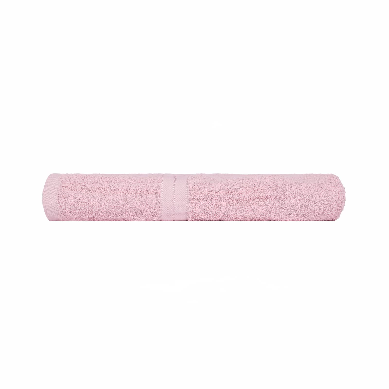 Brentfords Blush Pink 100% Cotton Bathroom Hand Towels - Premium Quality, Super Absorbent & Quick Drying Flannel – Luxury Single Set – - 50 X 80Cm