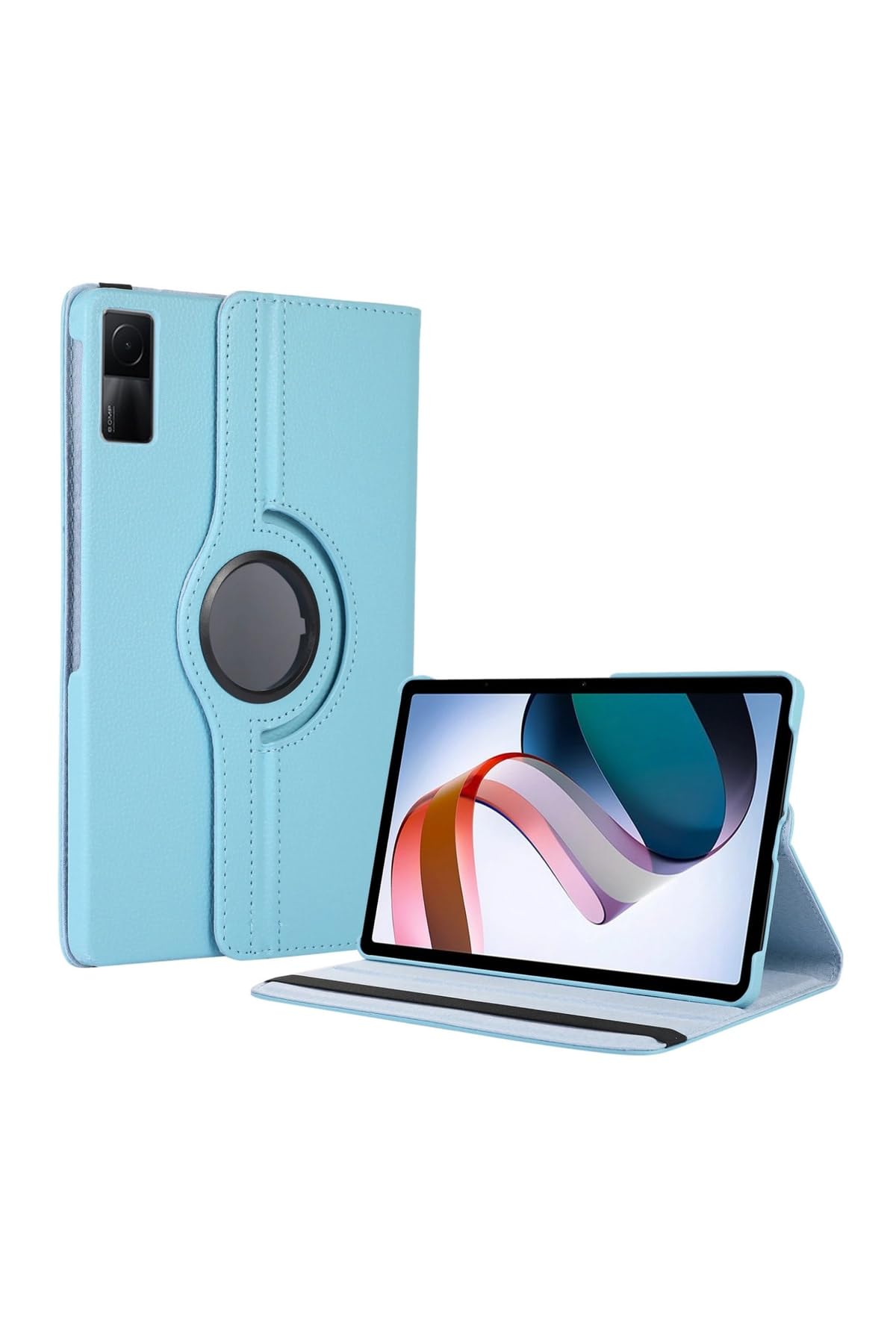 CONSTRAIN - Xiaomi Redmi Pad 10.6 Inç Tablet Kılıfı 360 Derece Dönen Standlı Tam ile Uyumlu Full Korumalı Case Cover - Mavi