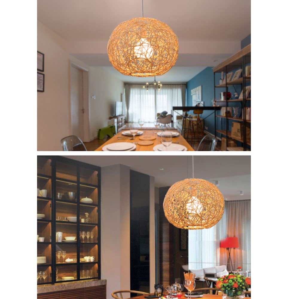 Lampadario , Lampadario in rattan, disposizione for matrimonio, decorazione orientale, luce pendente, lampada a sospensione sferica intrecciata a mano, lampada a sospensione artistica in rattan, lampa