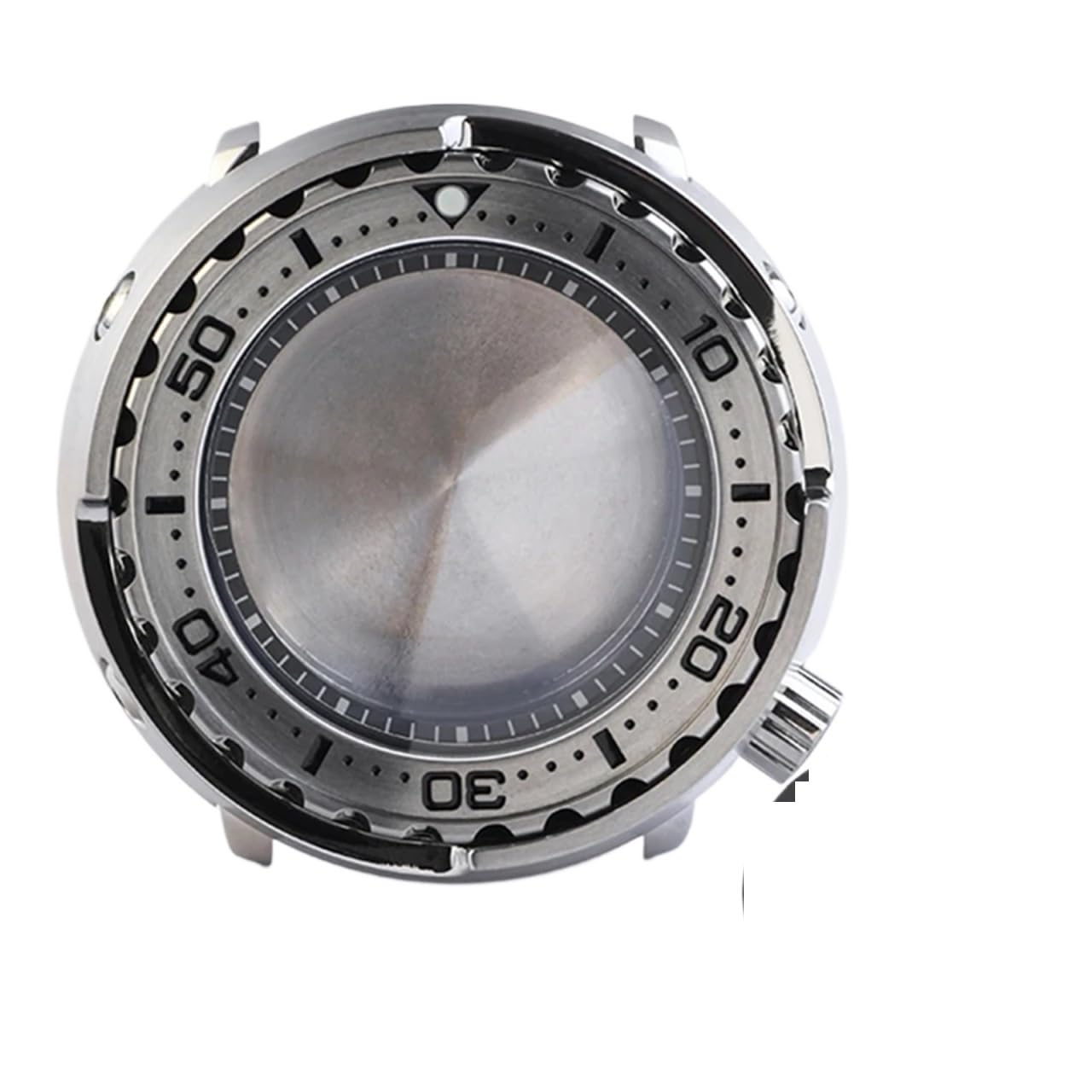 Boîtier de montre étanche en acier pour réparer ou modifier une montre de plongée