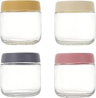 Vista 10 de Tarro de aderezo de ensalada de 2 onzas, paquete de 8, hermético, a prueba de fugas, pequeño tarro de salsa de vidrio con tapas, reutilizable