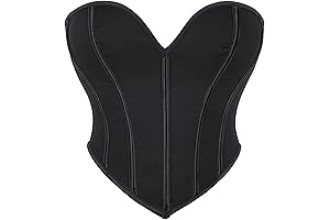 Hot Women's Floral Embroidered Corset Tops