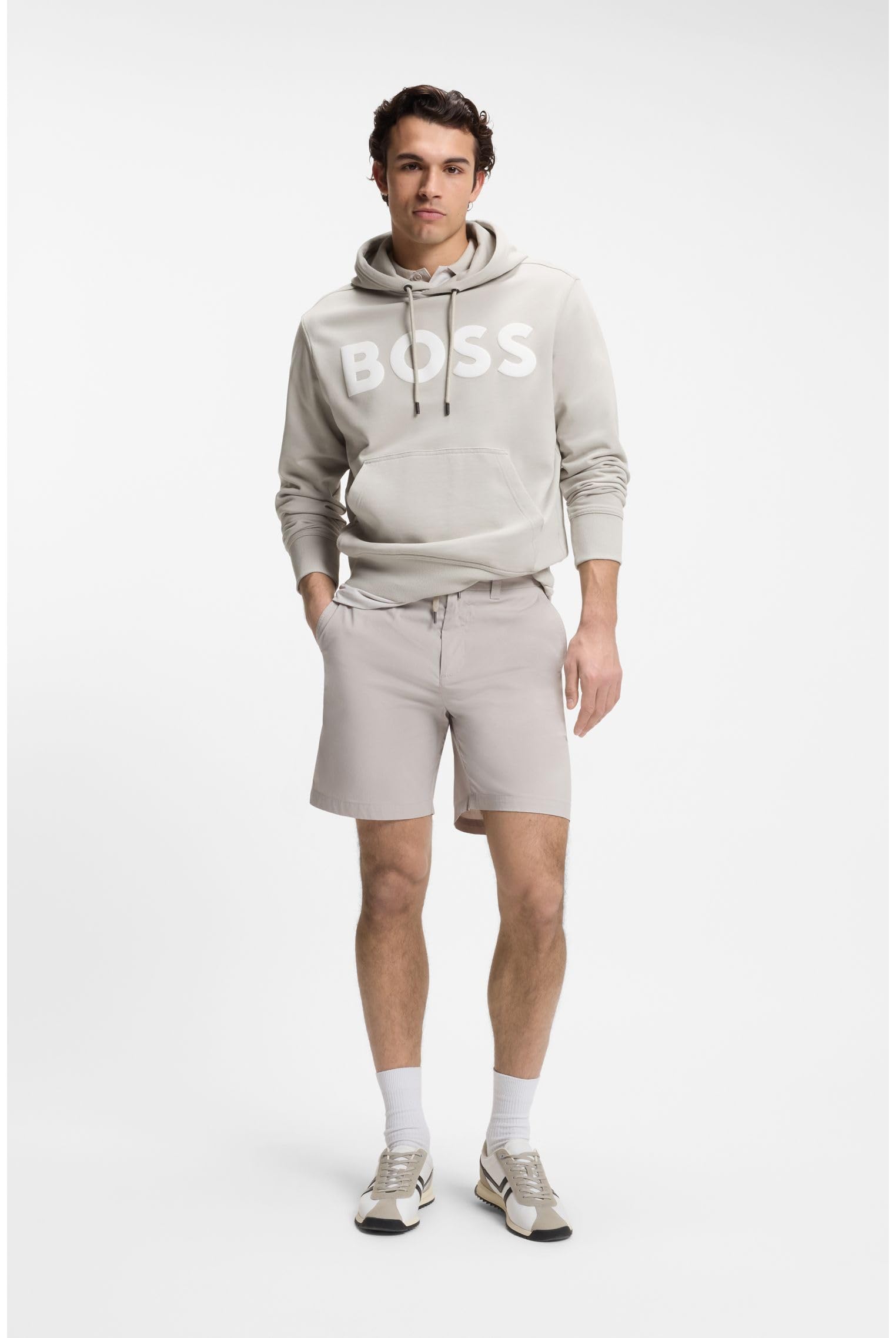 Boss Webasic_Hood 10244192 01 Sudadera Hombre (Pack de 1)
